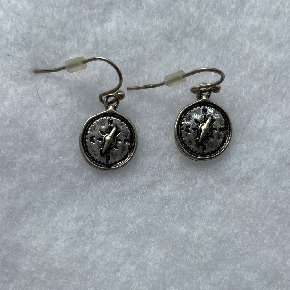 Vintage-Inspired Silver Coin Earrings